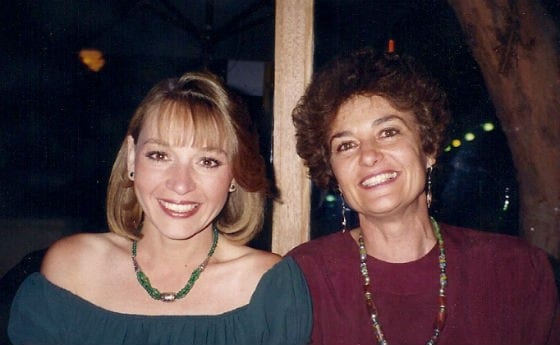 L- R Prof Nadia Badawi and Prof Fiona Stanley in 1993